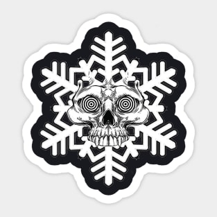 Skull Flake Sticker